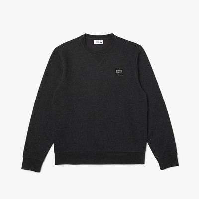 Lacoste Mens Fleece Sweatshirt - Dark Grey
