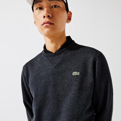 Lacoste Mens Fleece Sweatshirt - Dark Grey - main image