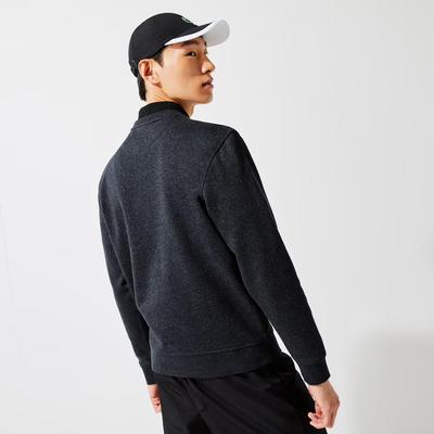 Lacoste Mens Fleece Sweatshirt - Dark Grey - main image