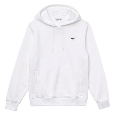 Lacoste Mens Sport Fleece Hoodie - White - main image