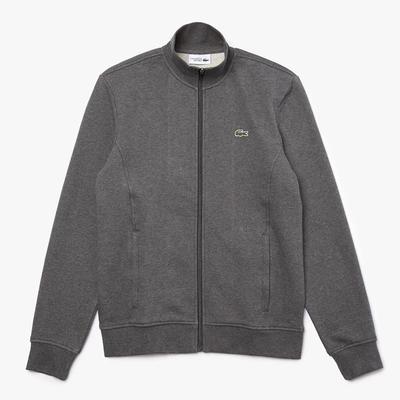 Lacoste Mens Sport Fleece Zippered Sweatshirt - Dark Grey - main image