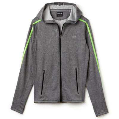 Lacoste Mens Hooded Tennis Jacket - Pitch Grey