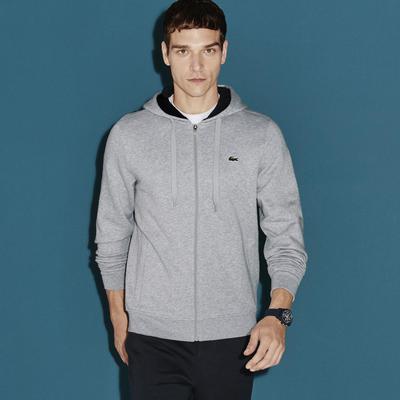 Lacoste Sport Mens Hooded Sweatshirt - Silver Chine - main image