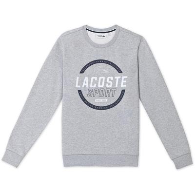 Lacoste Sport Mens Sweatshirt - Silver/Navy