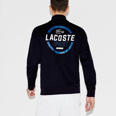Lacoste Mens Zippered Sweatshirt - Navy - main image