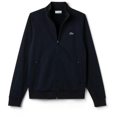 Lacoste Mens Zippered Sweatshirt - Navy - main image