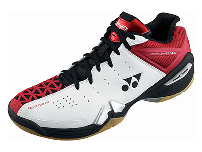 Yonex SHB 01MX Mens Badminton Shoes - White/Red  - main image