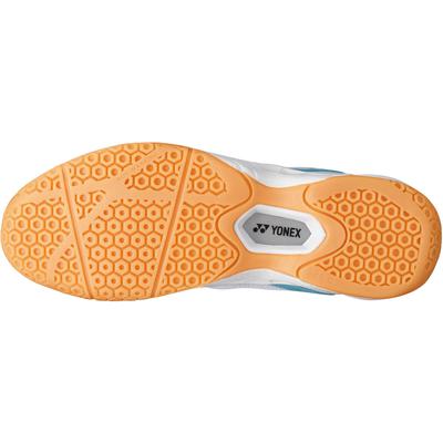 Yonex Womens Power Cushion 34 Badminton Shoes - White/Blue - main image