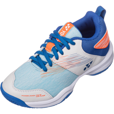 Yonex Mens SHB Power Cushion 37 Wide Badminton Shoes - White/Blue - main image