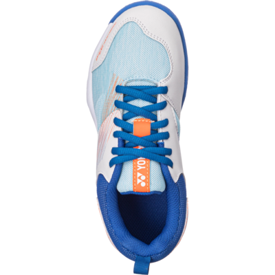 Yonex Mens SHB Power Cushion 37 Wide Badminton Shoes - White/Blue - main image