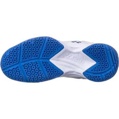 Yonex Mens SHB Power Cushion 37 Wide Badminton Shoes - White/Blue - main image