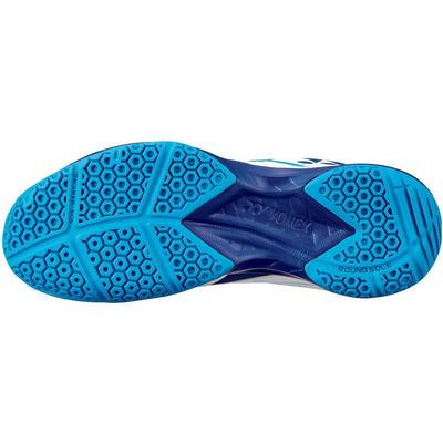 Yonex Kids Power Cushion 39 Indoor Court Shoes - White/Blue - main image