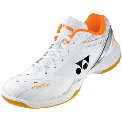 Yonex Mens 65 Z3 Wide Badminton Shoes - White/Orange - main image