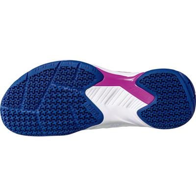 Yonex Mens Cascade Accel Wide Badminton Shoes - White/Purple - main image