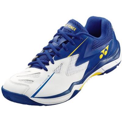 Yonex Power Cushion Comfort Advance 3 Badminton Shoes - White/Blue - main image
