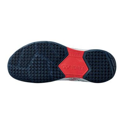 Yonex Mens Strider Flow Wide Badminton Shoes - White/Red - main image