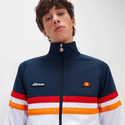 Ellesse Mens Rimini Track Top - Navy/White - main image