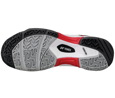 Yonex Mens SHT 252 EX Tennis Shoes - White/Red - main image