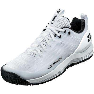 Yonex Mens Power Cushion Eclipsion 3 Tennis Shoes - White/Black - main image