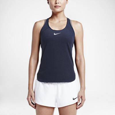 Nike Womens Dry Slam Tank Top - Navy - main image