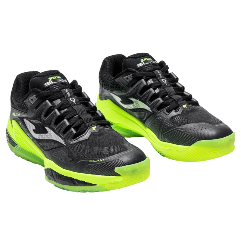 Joma Mens Slam 26 Padel Shoes - Black/Green - main image