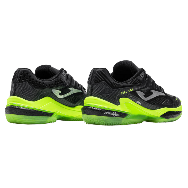 Joma Mens Slam 26 Padel Shoes - Black/Green - main image