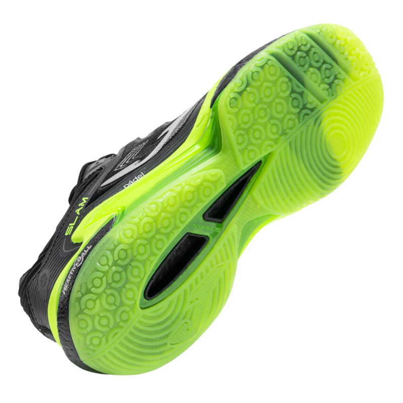 Joma Mens Slam 26 Padel Shoes - Black/Green - main image