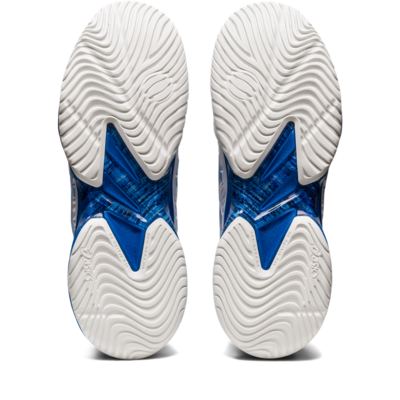 Asics Mens Court FF Novak Tennis Shoes - White/Tuna Blue - main image