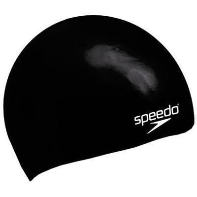 Speedo Junior Moulded Silicone Cap - Black - main image