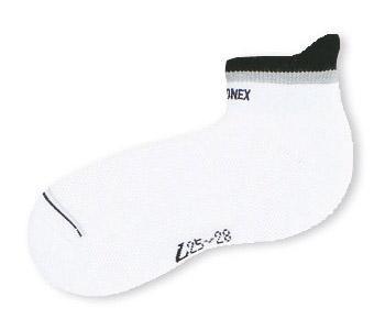 Yonex SS9036 Ankle Socks (1 Pair) - White/Black