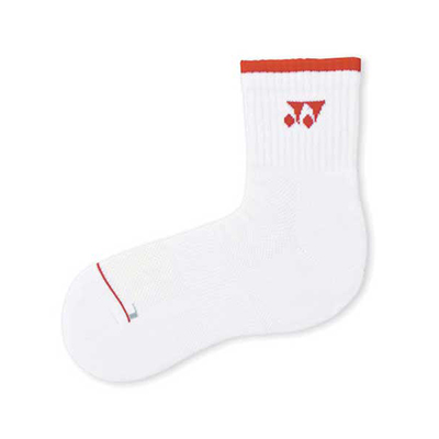 Yonex SS9052 Socks (1 Pair) - White/Red - main image