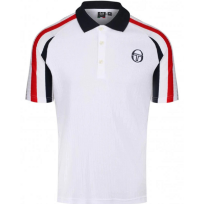 Sergio Tacchini Men Blow Polo - Maritime White/Blue - main image