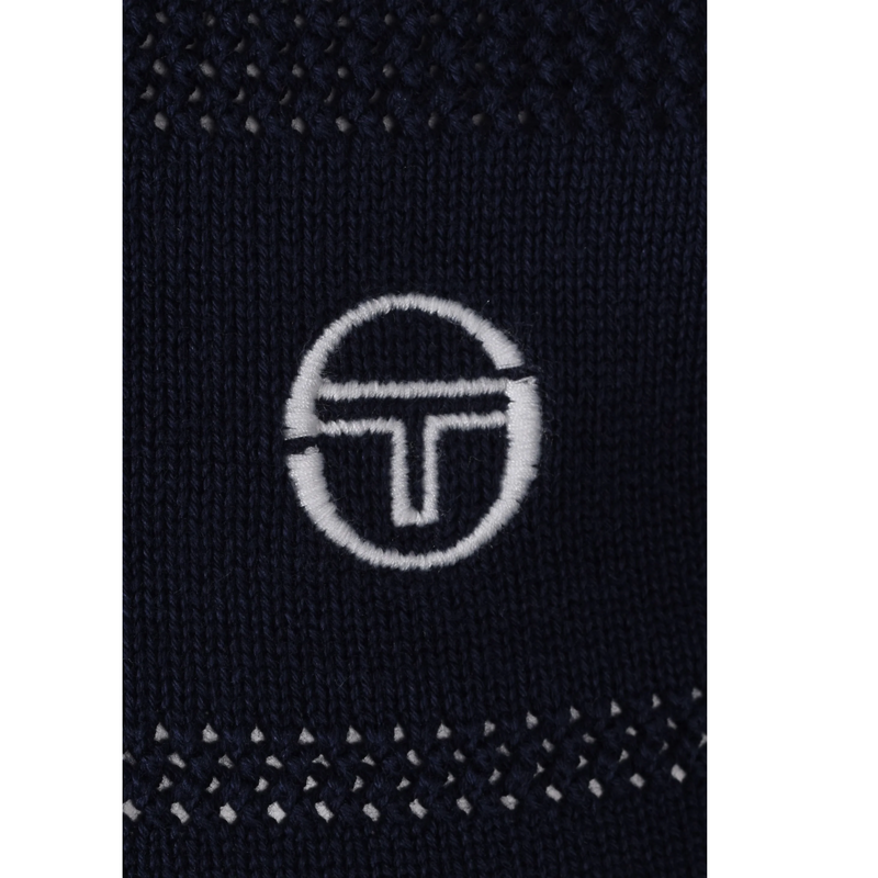 Sergio Tacchini Mens Sabino Knit Polo - Maritime Blue - main image