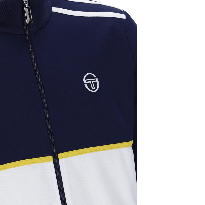 Sergio Tacchini Mens Locchi Track Top - Maritime Blue / White / Mango Mint - main image