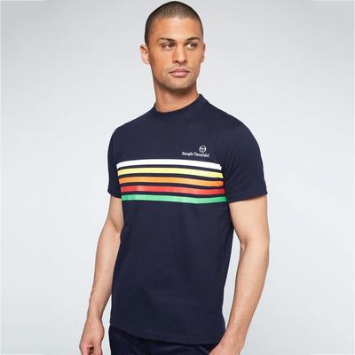Sergio Tacchini Mens Melfi Stripe T-Shirt - Navy - main image