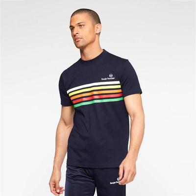 Sergio Tacchini Mens Melfi Stripe T-Shirt - Navy - main image