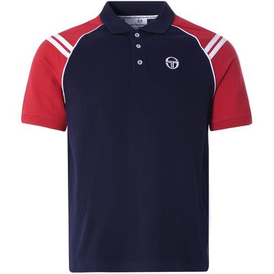 Sergio Tacchini Mens Cortona Polo - Night Sky Navy/Red - main image