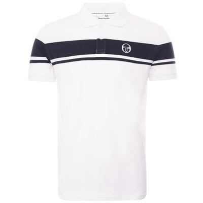 Sergio Tacchini Mens Young Line Polo - White/Night Sky - main image