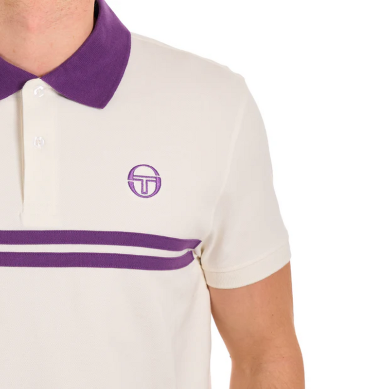 Sergio Tacchini Men Supermac Polo - Gardenia/Pansy - main image