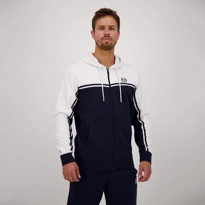 Sergio Tacchini Mens Young Line Hoodie - White/Navy - main image