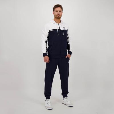 Sergio Tacchini Mens Young Line Hoodie - White/Navy