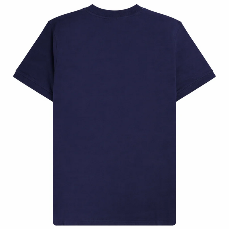 Sergio Tacchini Mens Masters Tee - Navy/White- Tonal Ringer - main image