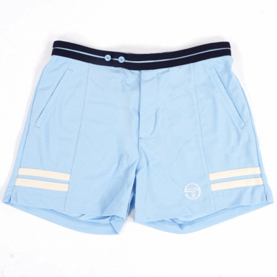 Sergio Tacchini Mens Supermac Tennis Shorts - Sky Blue - main image