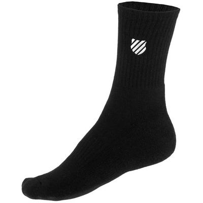 K-Swiss Mens Hypercourt Socks (2 Pairs) - Black/White - main image