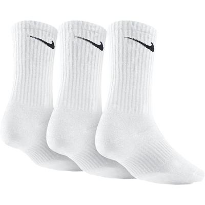 Nike Dri-FIT Lightweight Cotton Crew Socks (3 Pair) - White - main image