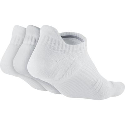 Nike Womens Dri-FIT Cushion No-Show Tab Socks (3 Pairs) - White - main image