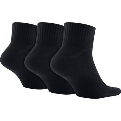 Nike Lightweight Quarter Training Socks (3 Pairs) - Black - main image