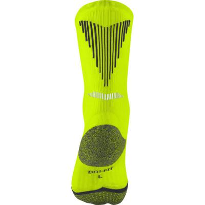 Nike Elite Cushioned Crew Running Socks (1 Pair) - Volt/Anthracite - main image