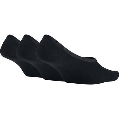 Nike Lightweight No-Show Socks (3 Pairs) - Black