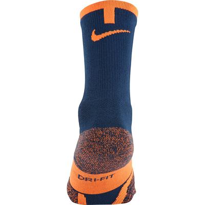 Nike Elite Crew Tennis Socks (1 Pair) - Blue/Bright Citrus - main image